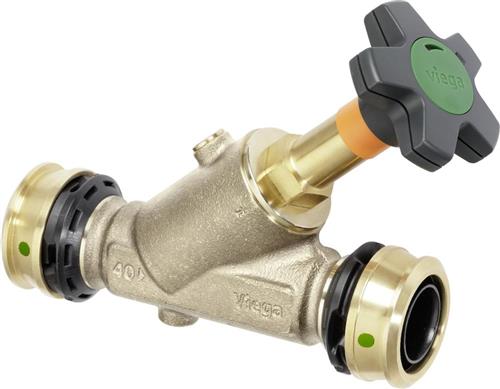 Skråsædeventil Easytop 25mm rødgods