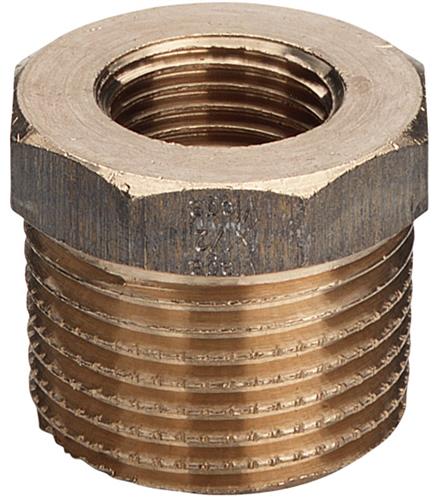 Nippelmuffe 2-1/2'' rødgods