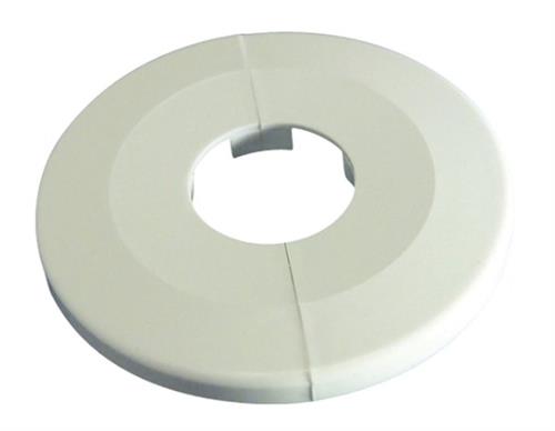 Plastroset delt 22mm hvid