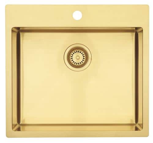 Køkkenvask Kubus 540 Soft Guld/Sand