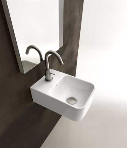 Porcelænsvask AXA 1025 24x35cm hvid