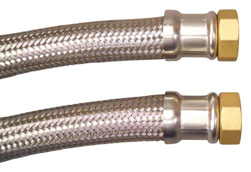 Tilslutningsslange 1 1/4'' 300mm stålflet