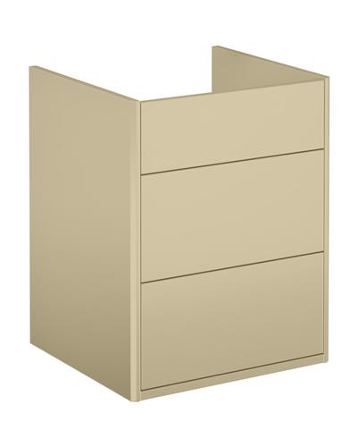 Vaskeskab Graphic 2 skuffer 45cm beige