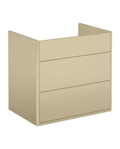 Vaskeskab Graphic 2 skuffer 60cm beige