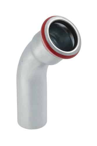 Bøjning fz 45gr 88,9mm mf/np t/varme