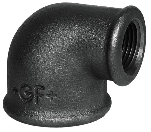 Vinkel 1-1/2'' 90gr 2 muf sort