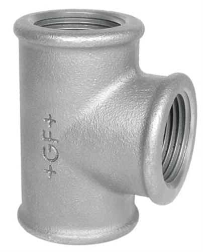 Tee 2- 1/2- 2'' galvaniseret