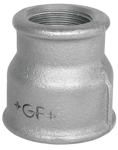 Formmuffe 11/2-11/4'' galvaniseret