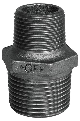 Brystnippel 2-11/2'' sort