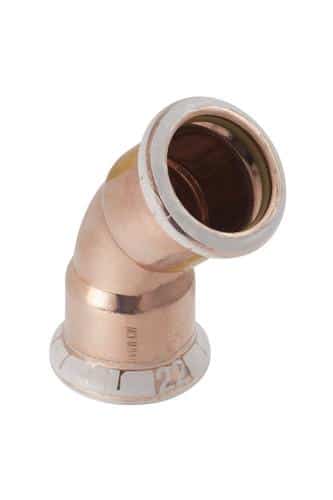 Bøjning cu 45gr 15mm mf/mf
