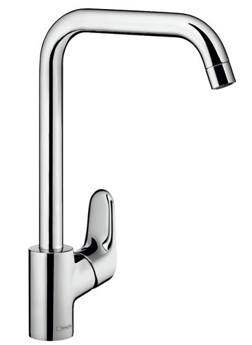 Køk.arm Ecos L 270 Utud krom Eco+Air 1gr