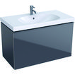 Geberit Acanto vaskeskab 890x535x475mm 1skuffe Lava spånplade lak