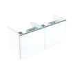 Geberit Acanto vaskeskab 1190x535x476mm 2skuffer hvid spånplade lak