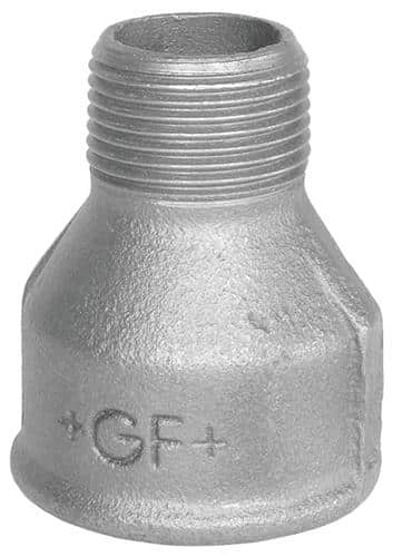 Spidsmuffe 21/2- 2'' galvaniseret
