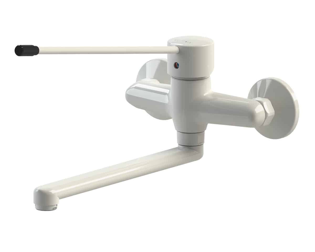 LAB armatur 1-greb 250 mm fremspring G 1/2" med langt håndtag og areator