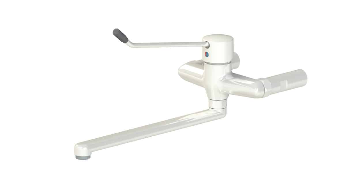 LAB armatur 1-greb 300 mm fremspring Uniflex RWC med langt håndtag og areator