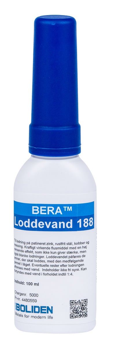 Boliden Bera loddevand 188 100 ml penselflaske