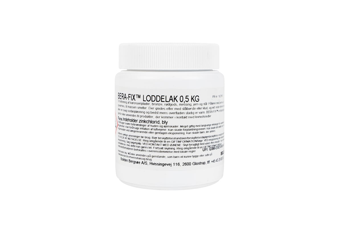 BERA-FIX Loddelak 40% 0,5 kg - - BERA-FIX Loddelak 40% 0,5 kg - Billede 3