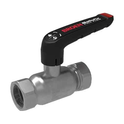 BROEN Ballofix® Full Flow kugleventil forzinket muffe/muffe 1" x 1" lav - Broen - BROEN Ballofix® Full Flow kugleventil forzinket muffe/muffe 1" x 1" lav