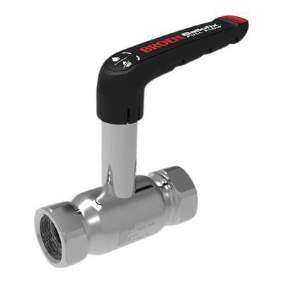 BROEN Ballofix Full Flow kugleventil rustfri muffe/muffe 1 1/4" x 1 1/4" høj