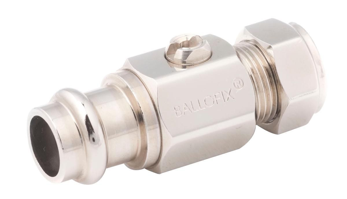 Filterfix uden håndtag nippel/forskruning 1/2X3/4