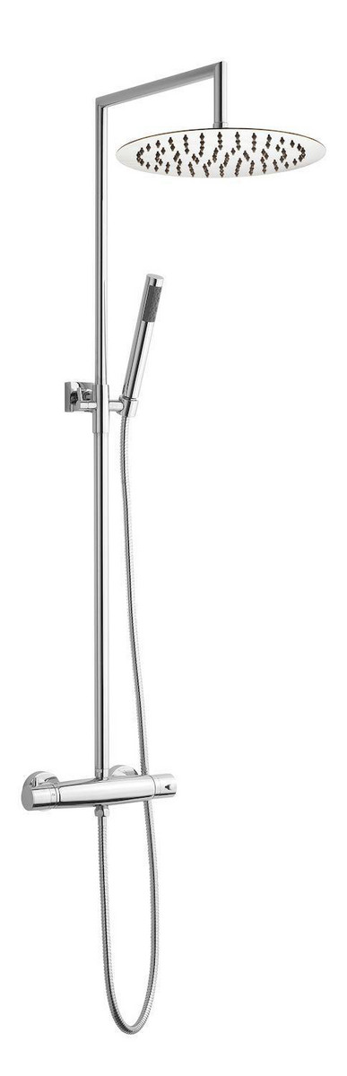 Cassøe termostatarmatur hoved/håndbr krom