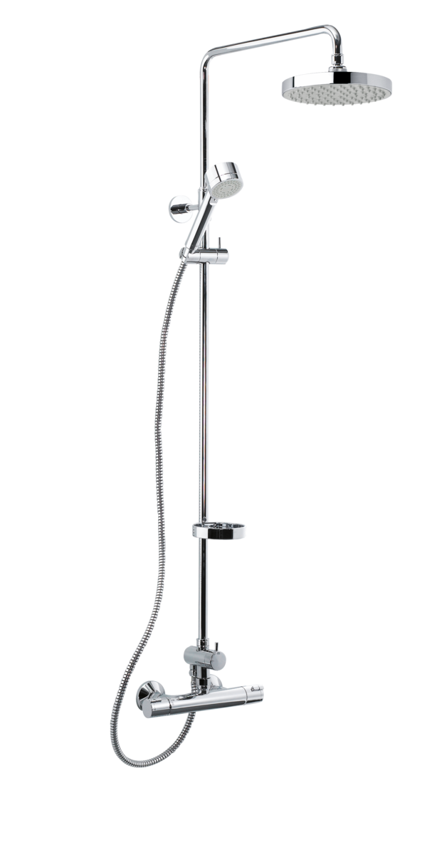 Damixa Akita brusesæt med Thermixa Zero termostat krom - Damixa - Damixa Akita brusesæt med Thermixa Zero termostat krom - Billede 2