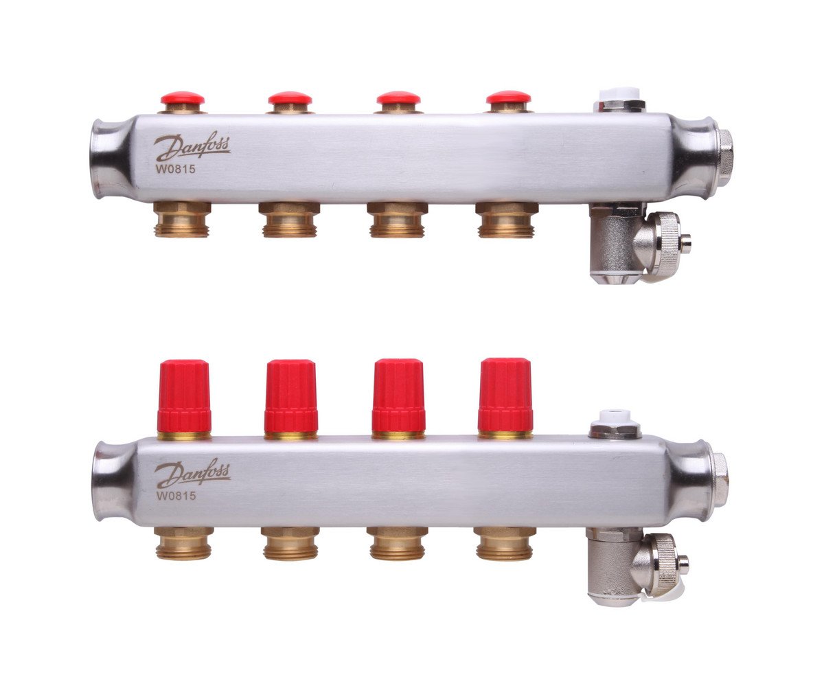 Danfoss gulvvarmemanifold 4+4 SSM