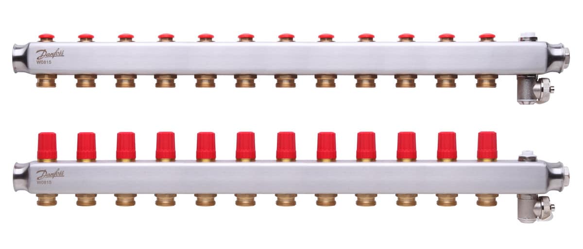 Danfoss gulvvarmemanifold 12+12 SSM