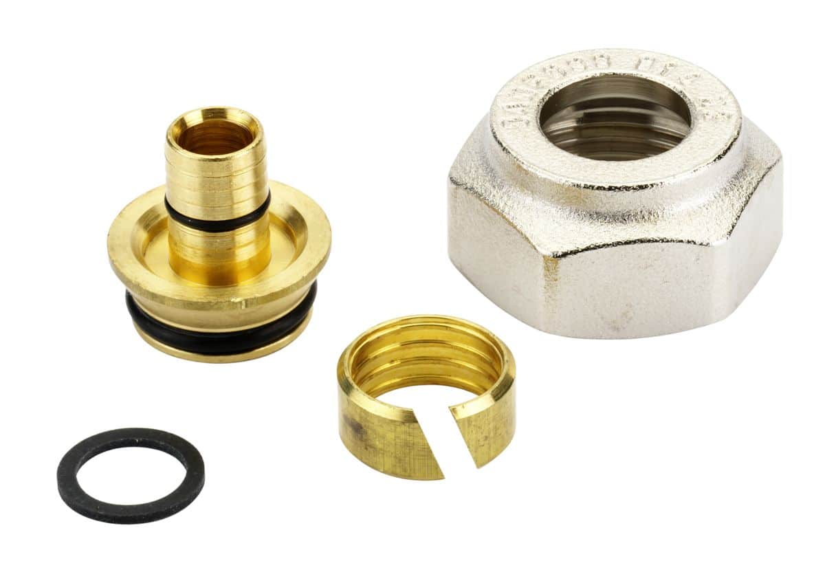 Danfoss klemringsfitting 3/4X16 alupex