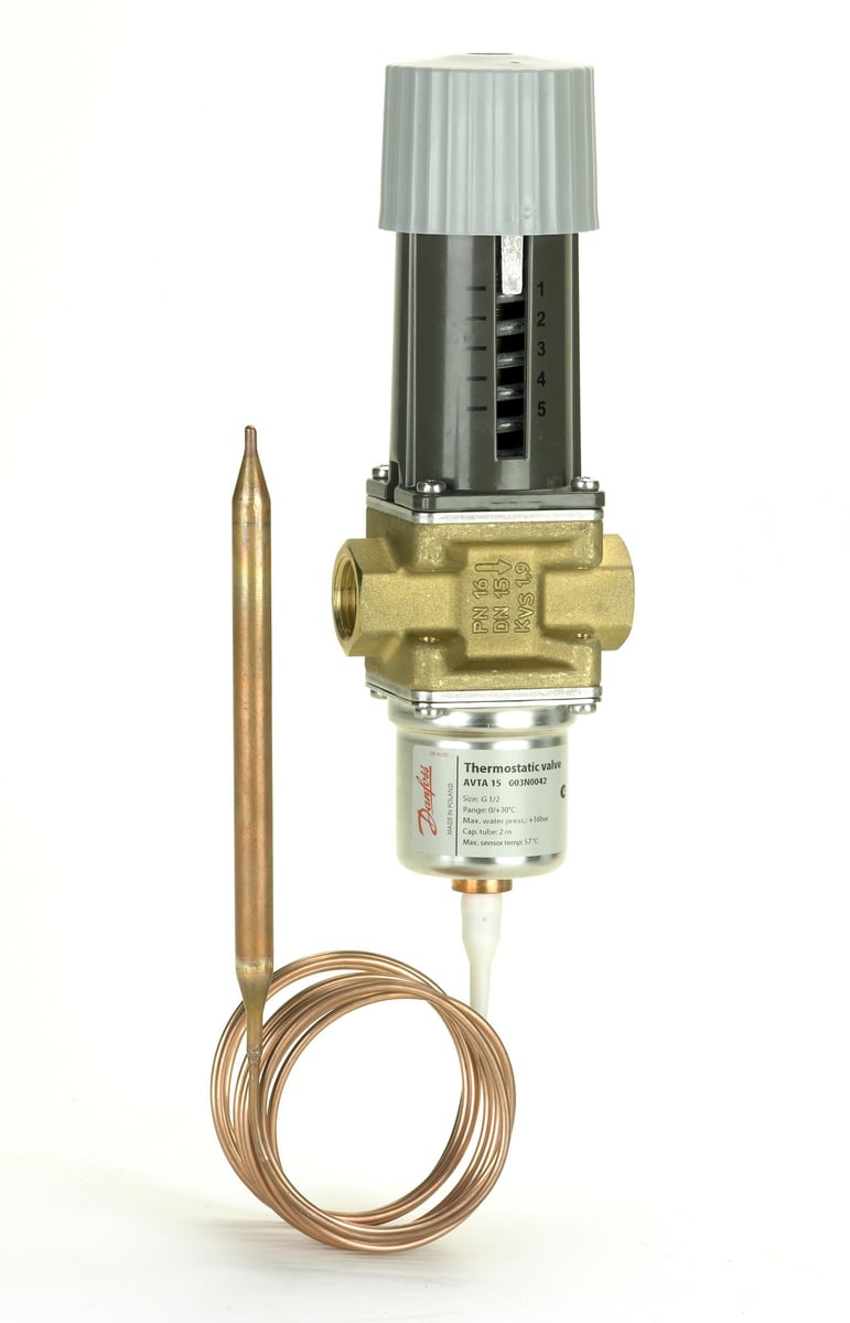 Danfoss AVTA 15 termostatisk ventil 1/2" 0-30 - Danfoss - Danfoss AVTA 15 termostatisk ventil 1/2" 0-30 - Billede 2