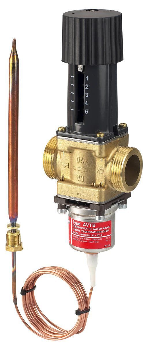 Danfoss AVTB 20 termostatisk ventil 1" 20-60 - Danfoss - Danfoss AVTB 20 termostatisk ventil 1" 20-60