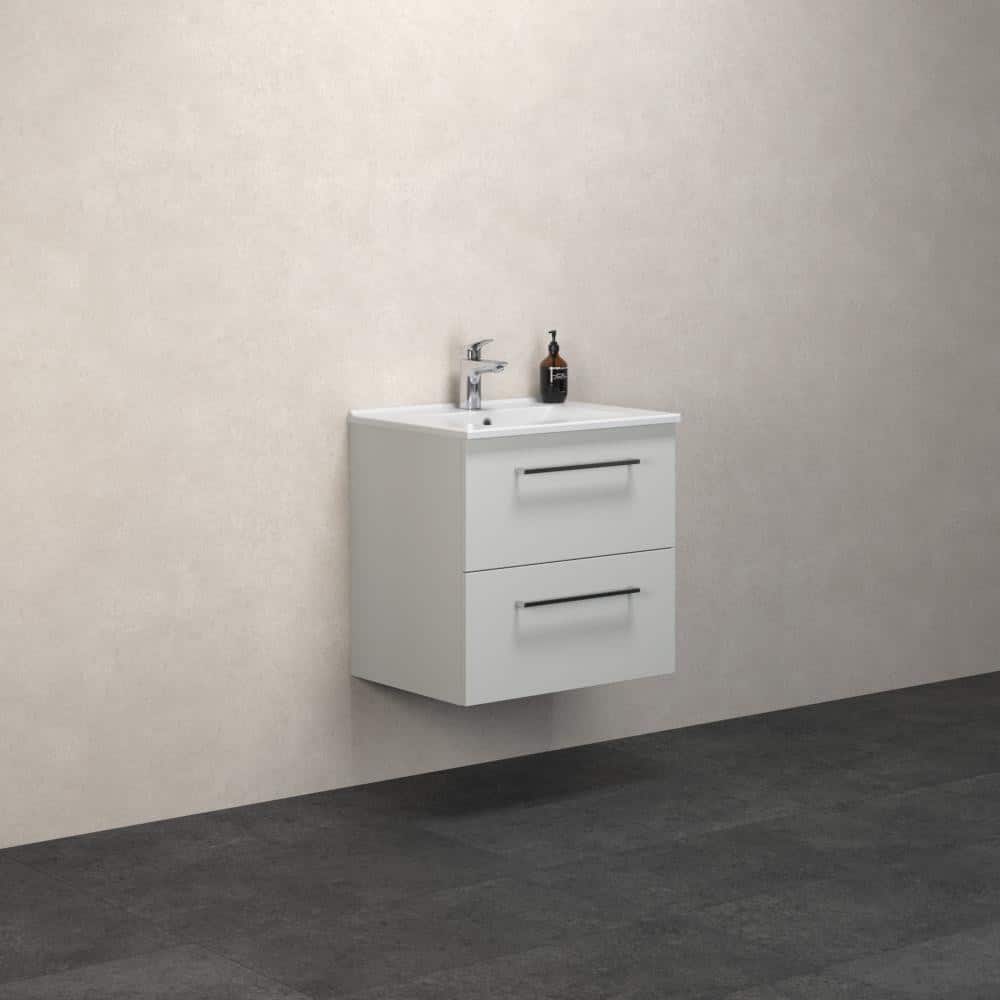 Dansani Mido møbelpakke 61 cm 2 sk, mat hvid