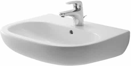Duravit D-Code håndvask 55 x 43 cm vægmontering - Duravit - Duravit D-Code håndvask 55 x 43 cm vægmontering - Billede 3