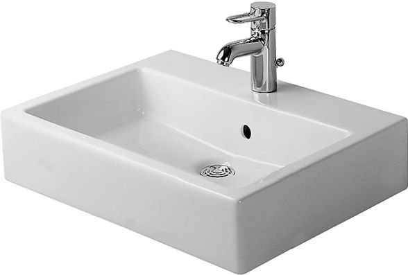 Duravit Vero håndvask 50 x 47 cm vægmontering med WonderGliss - Duravit - Duravit Vero håndvask 50 x 47 cm vægmontering med WonderGliss