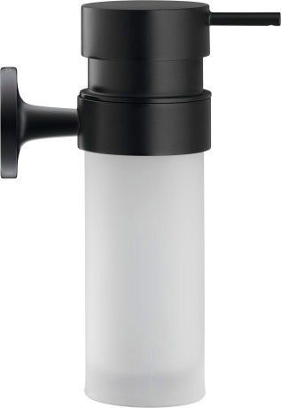 Duravit Starck T sæbedispenser sort mat