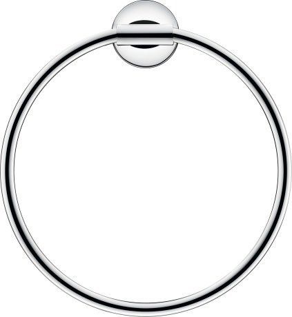 Duravit Starck T håndklædering 210 mm, krom