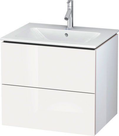 Duravit L-Cube vaskeskab 62x48cm hvid højglans
