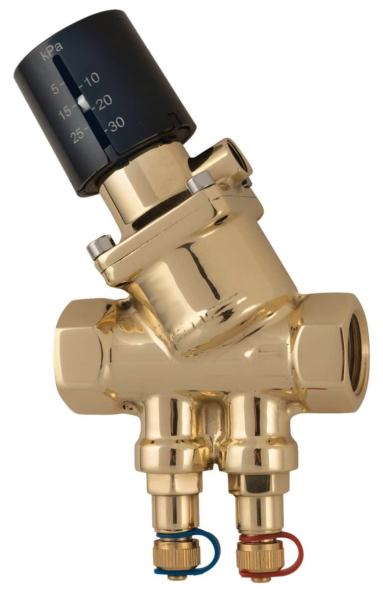 Frese PV Compact SP trykdifferensregulator DN25L M/M 5-30 kPa med trykudtag