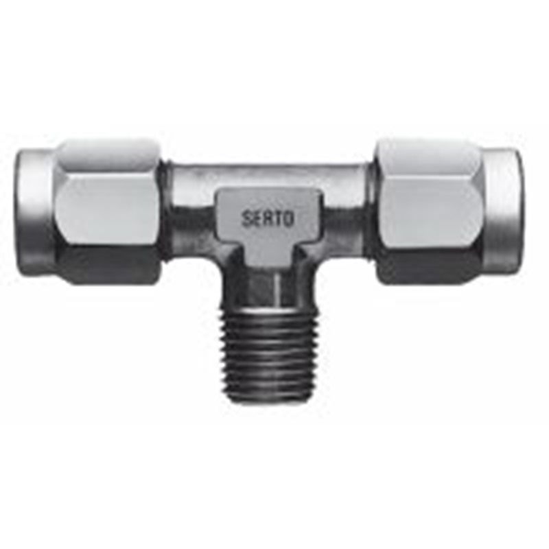 L-messing t-rør udvendig gevind 1/4''-06-06 - GPA FLOWSYSTEM A/S - L-messing t-rør udvendig gevind 1/4''-06-06