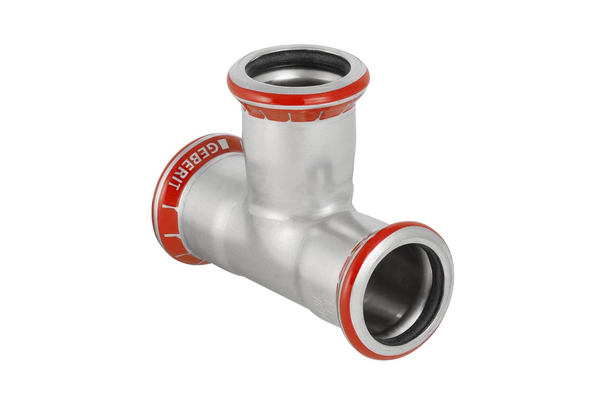 Mapress tee FZ 76 mm - Geberit - Mapress tee FZ 76 mm - Billede 3