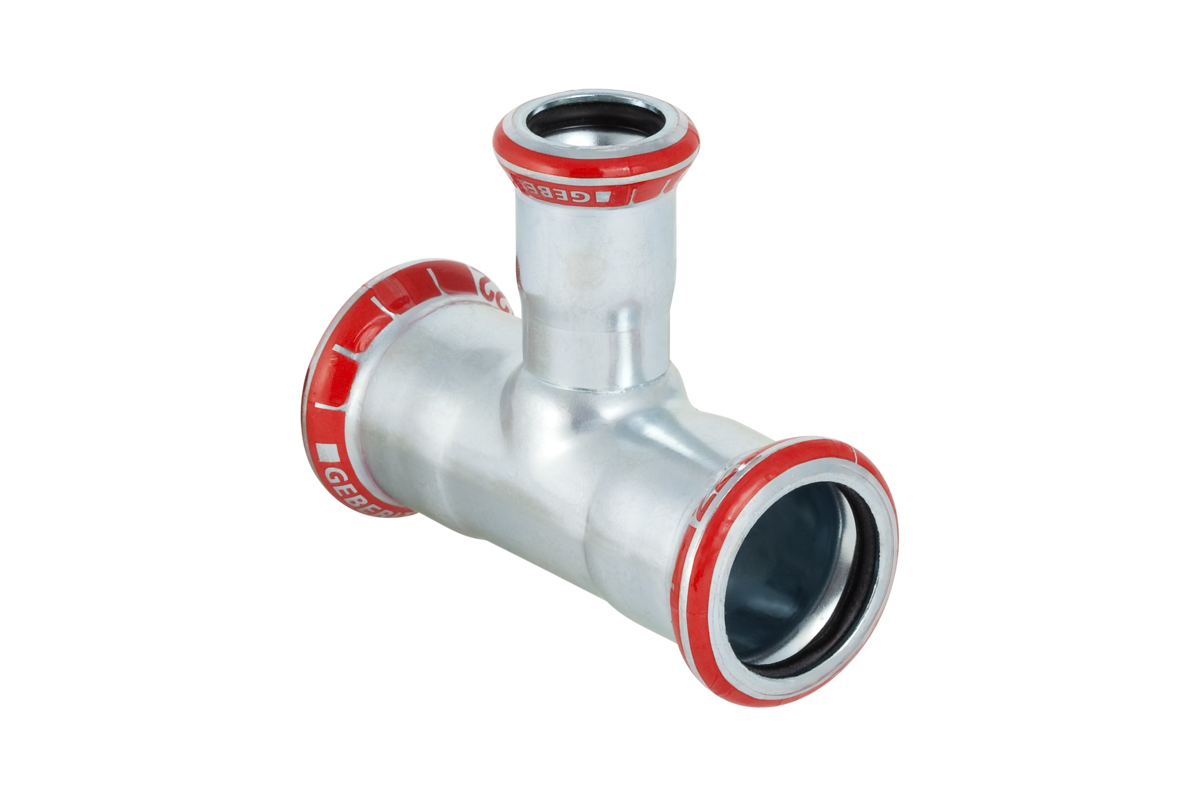 Mapress tee FZ 54x28x54 mm - Geberit - Mapress tee FZ 54x28x54 mm - Billede 2