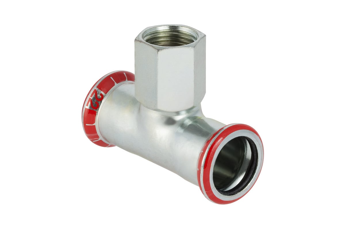 Mapress tee FZ 18x12x18Mm M/M - Geberit - Mapress tee FZ 18x12x18Mm M/M - Billede 3