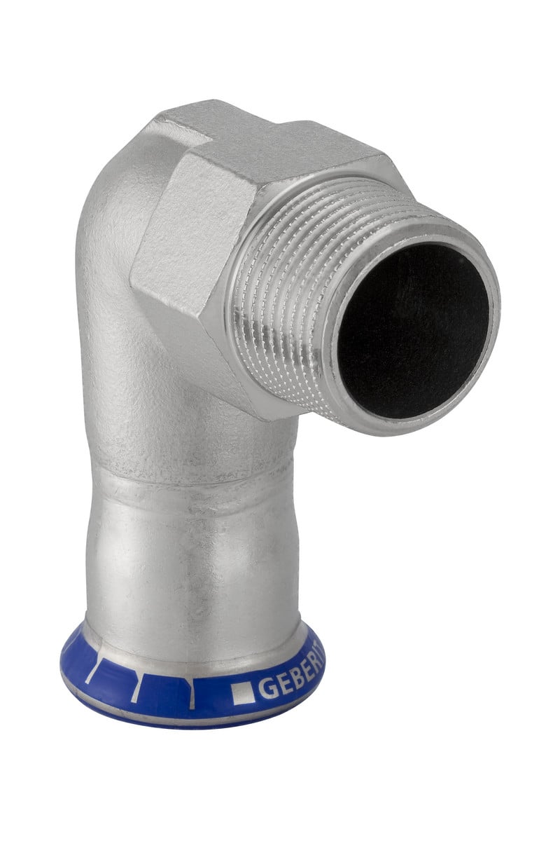 Mapress vinkel rustfri 28x1 muffe/nippel - Geberit - Mapress vinkel rustfri 28x1 muffe/nippel - Billede 3