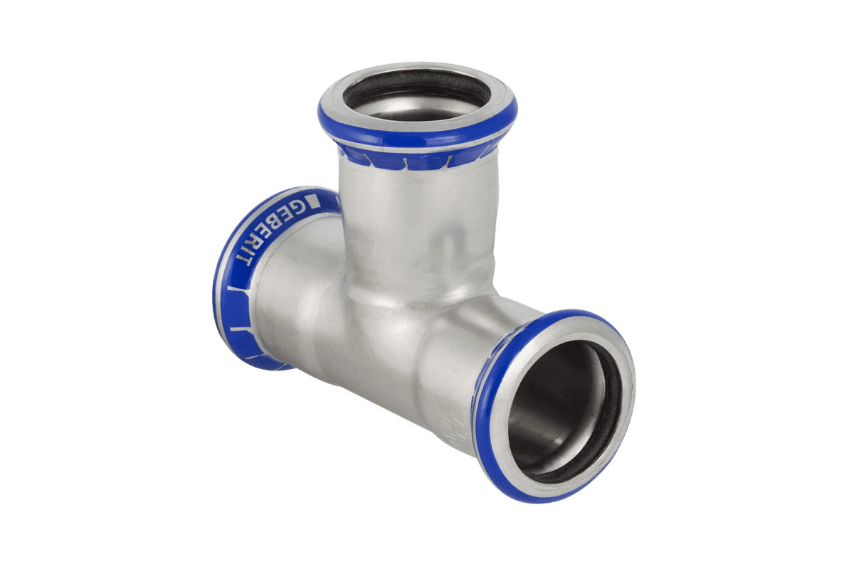 Mapress tee rustfri 76,1 mm