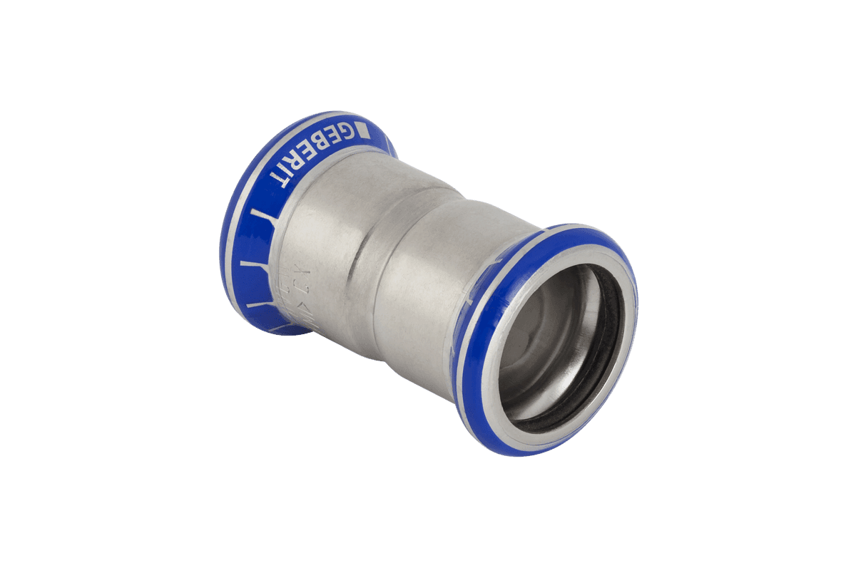 Mapress muffe rustfri 54 mm - Geberit - Mapress muffe rustfri 54 mm