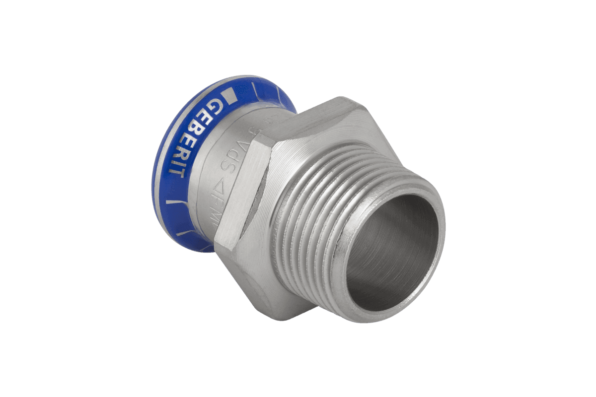 Mapress overgang rustfri 28x1 M/N - Geberit - Mapress overgang rustfri 28x1 M/N