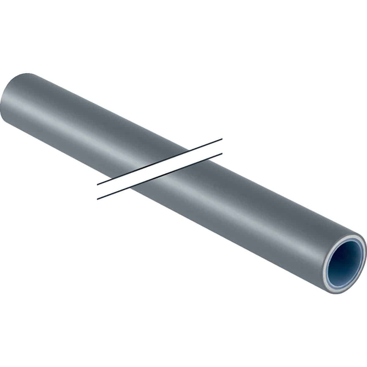 Geberit systemrør ML, stangvarer: d=32 mm, L=5 m, sølvgrå - Geberit - Geberit systemrør ML, stangvarer: d=32 mm, L=5 m, sølvgrå