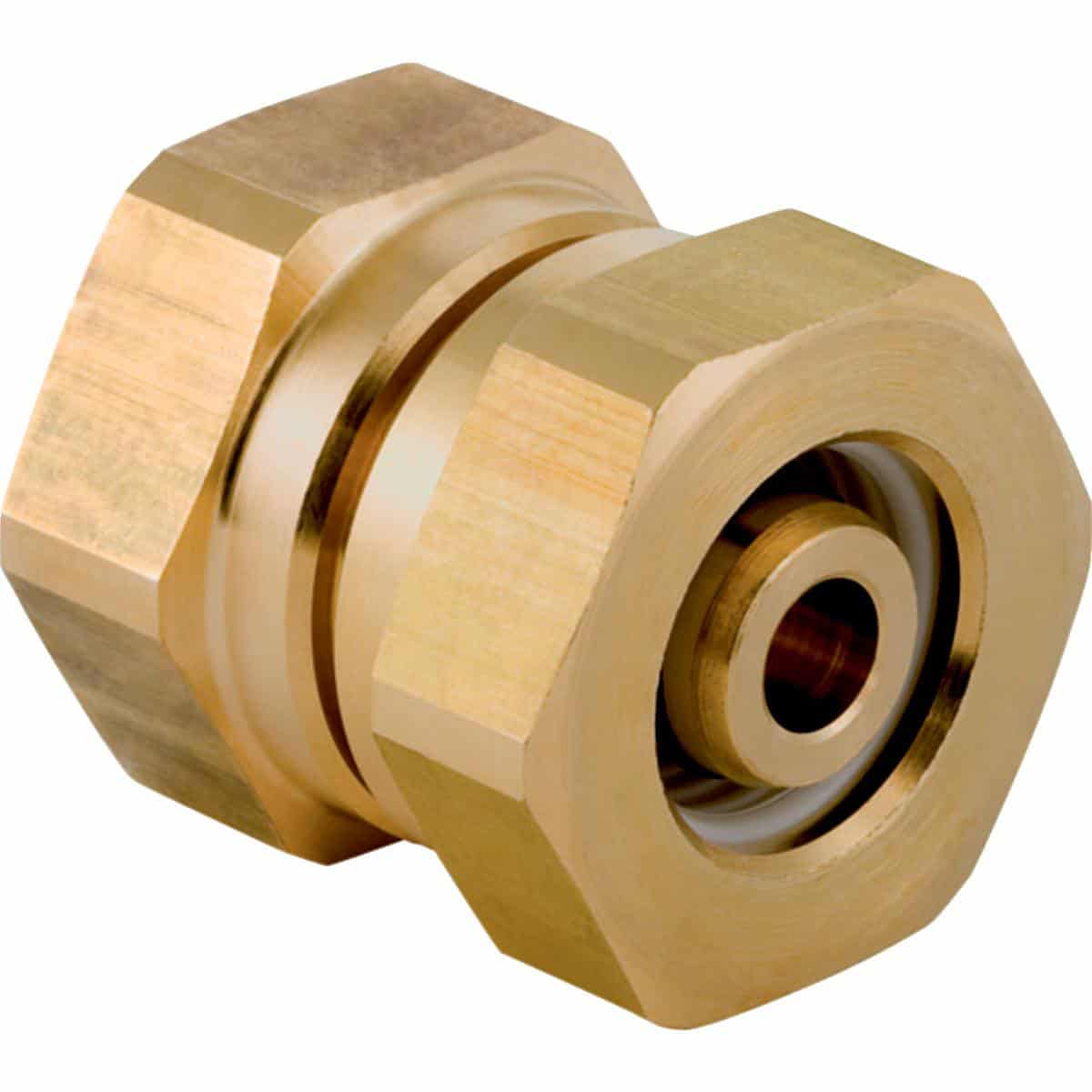 Geberit FlowFit trykprøvningsprop 20 mm, messing promatforzinket