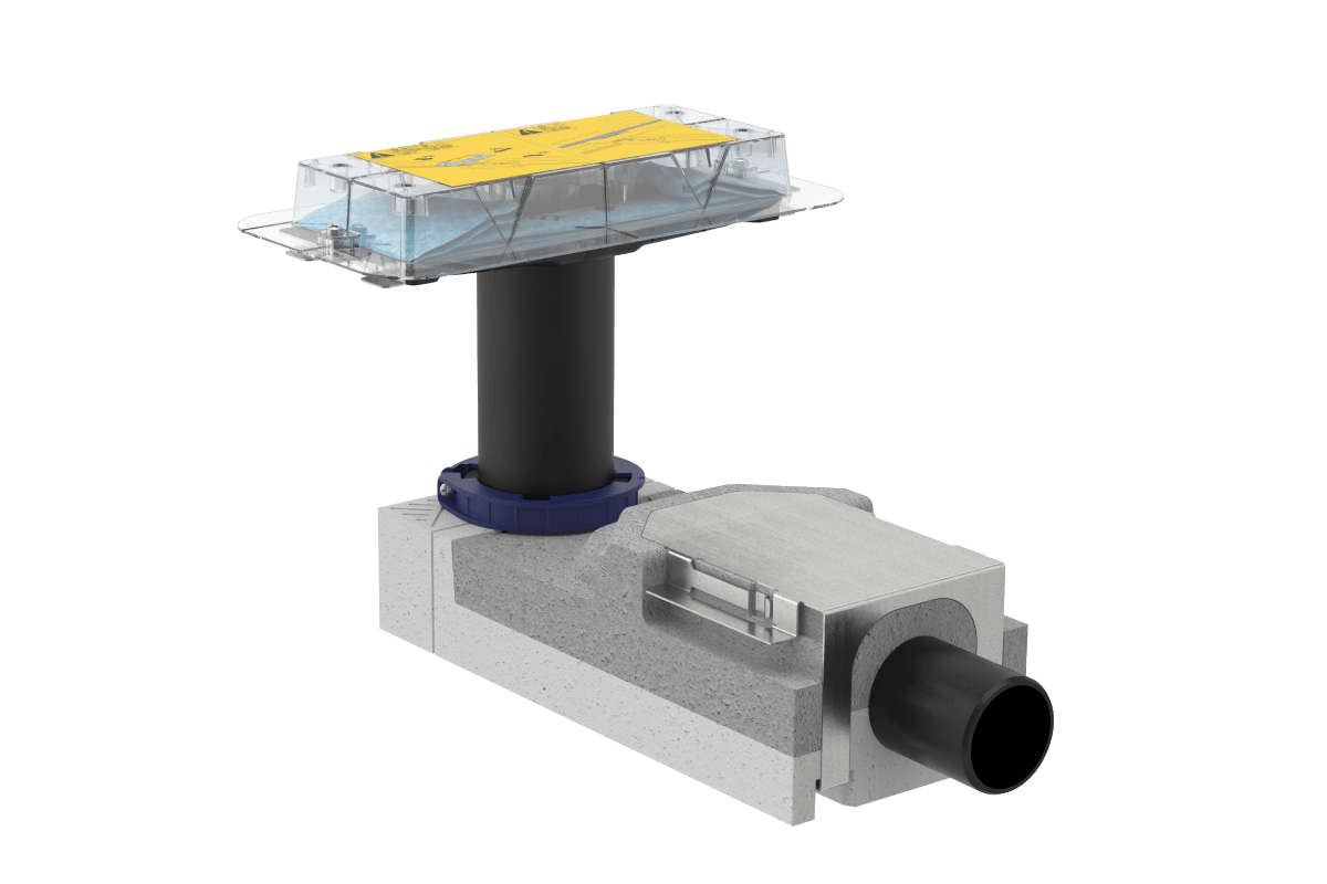 Geberit cleanline indbygningsdel ø50